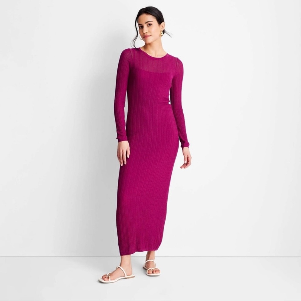 Future Collective x Jenny K. Lopez Ribbed Maxi Dress - M - worn once